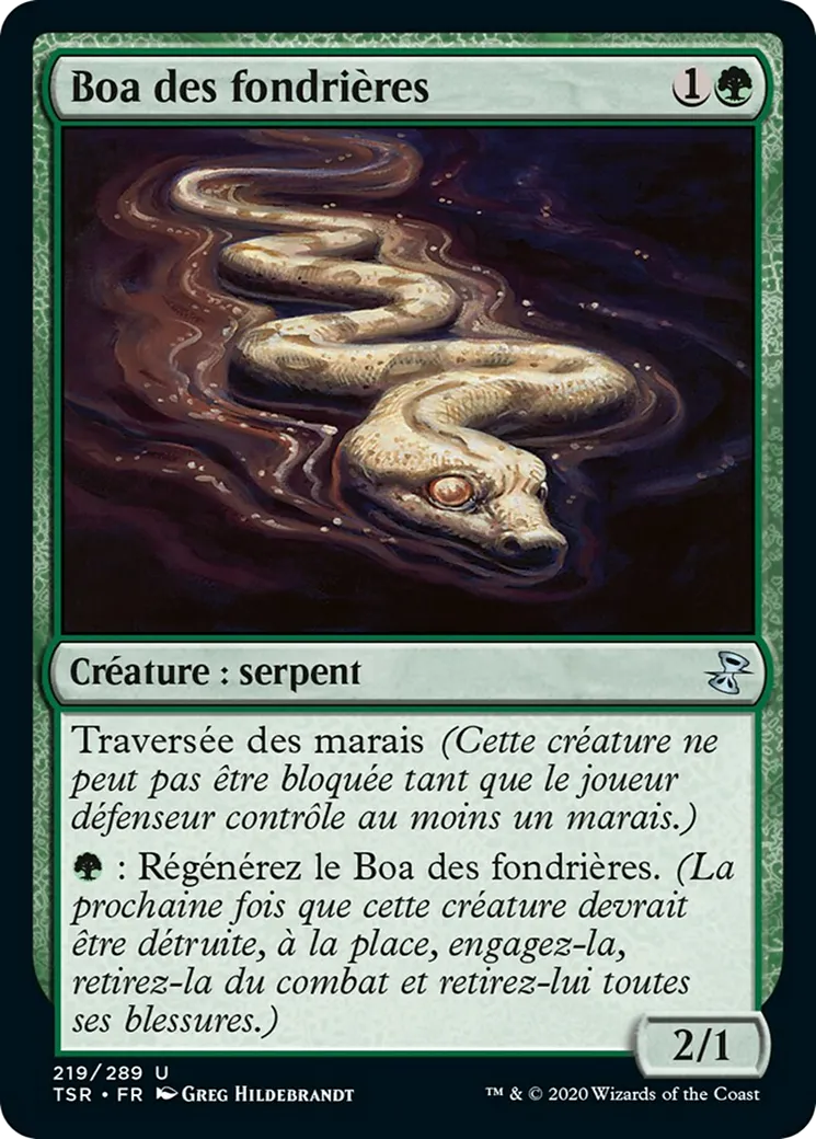 Boa des fondrières — Time Spiral Remastered — Magic: The Gathering