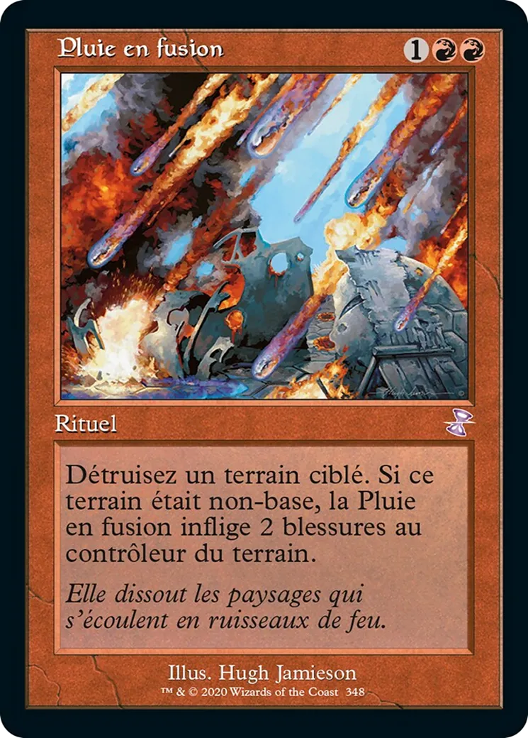 Pluie en fusion — Time Spiral Remastered — Magic: The Gathering