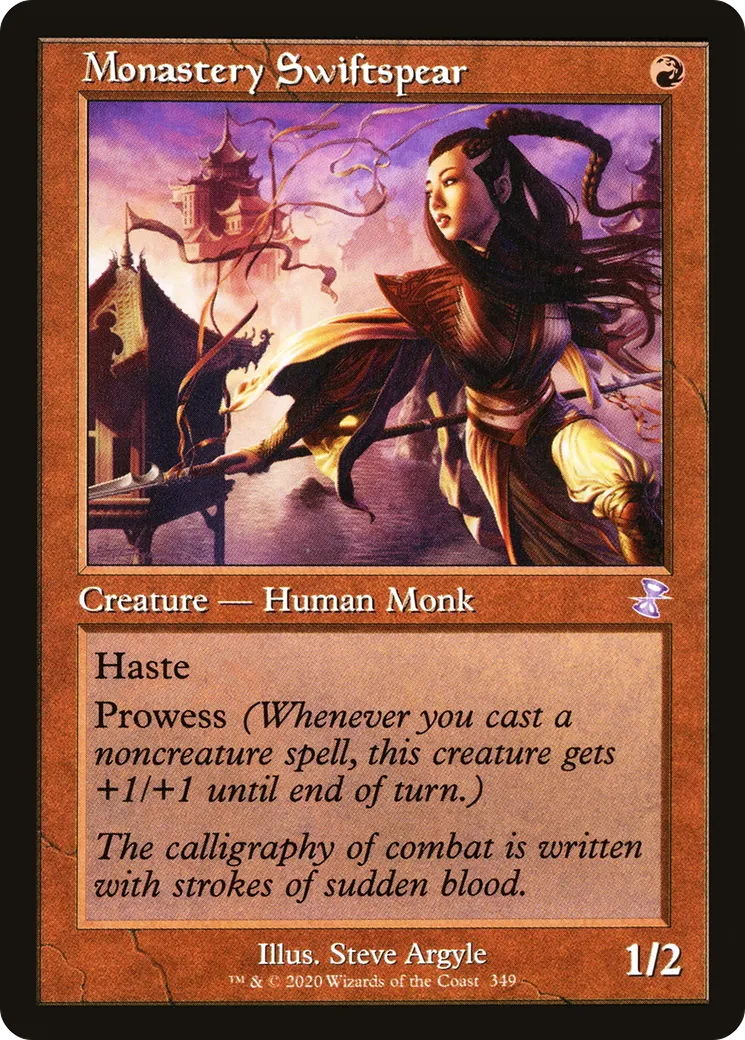 Monastery Swiftspear from Time Spiral Remastered - Magic: The Gathering