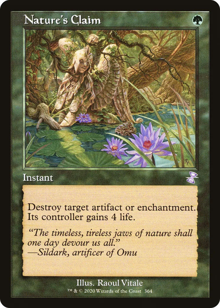 Nature's Claim — Time Spiral Remastered — Magic: The Gathering