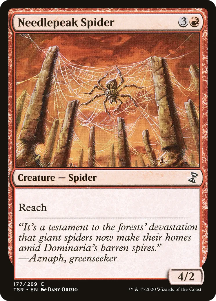 Needlepeak Spider — Time Spiral Remastered — Magic: The Gathering