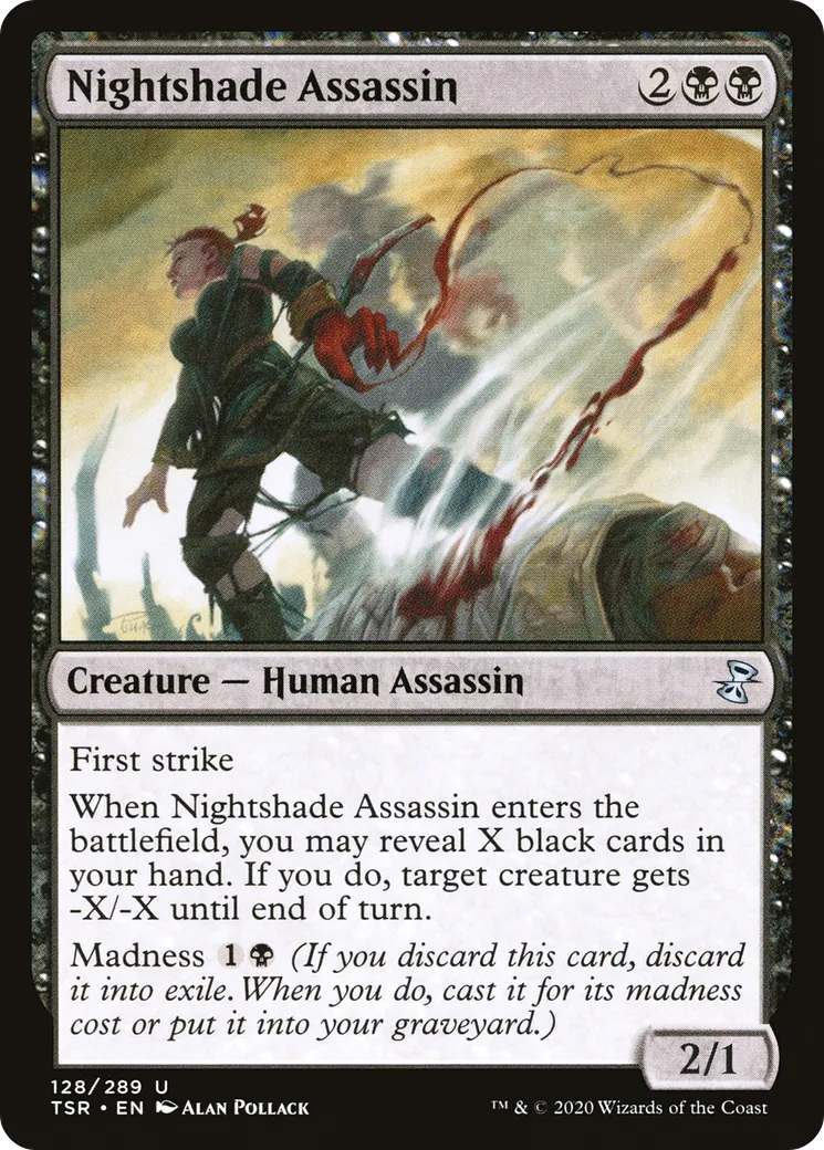 Assassin de la belladone — Time Spiral Remastered — Magic: The Gathering