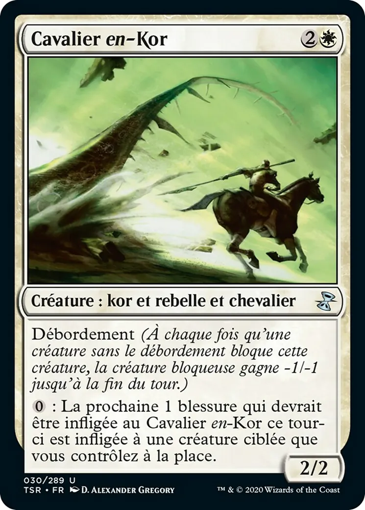 Cavalier en-Kor — Time Spiral Remastered — Magic: The Gathering