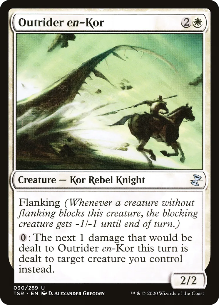 Outrider en-Kor — Time Spiral Remastered — Magic: The Gathering
