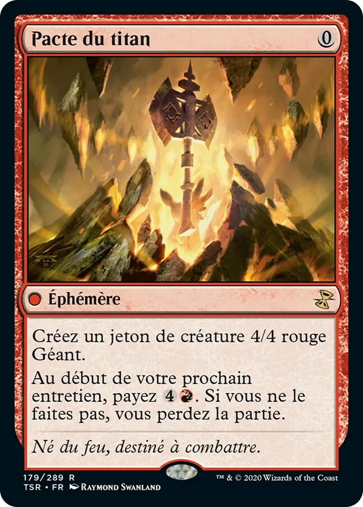 Pacte du titan — Time Spiral Remastered — Magic: The Gathering