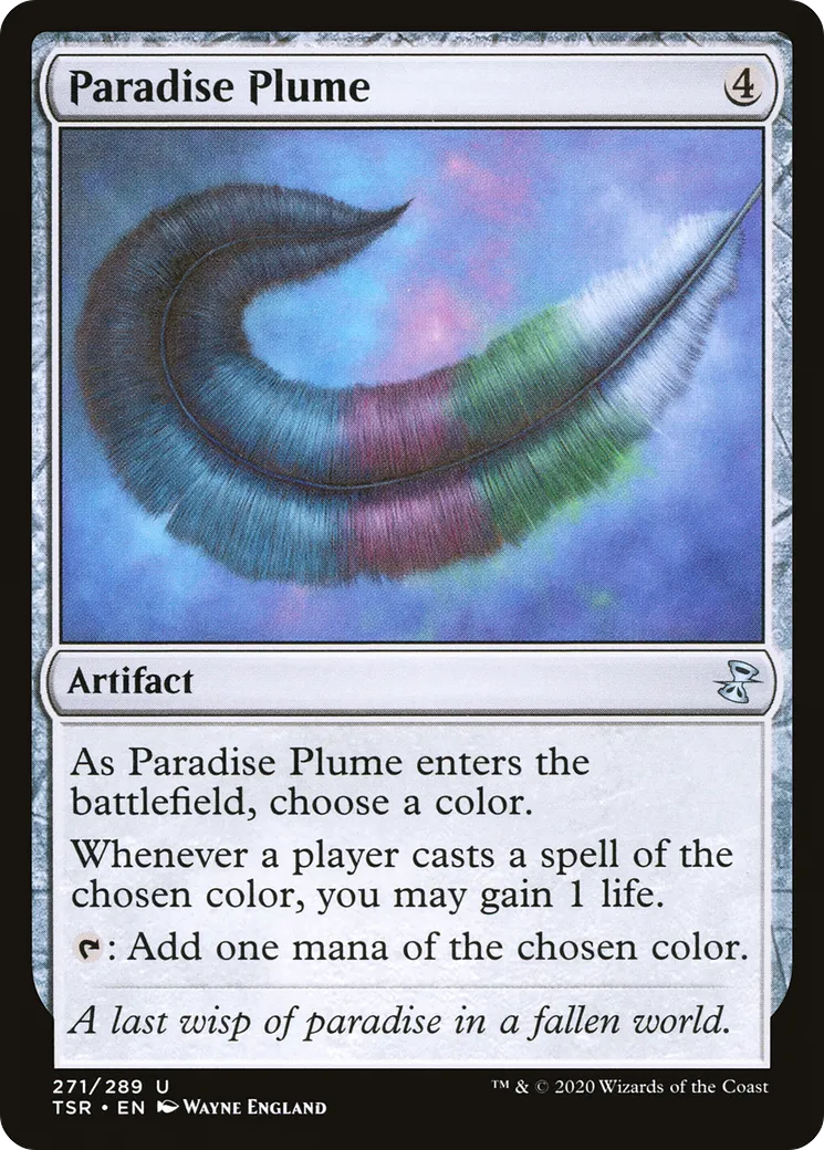 Paradise Plume — Time Spiral Remastered — Magic: The Gathering