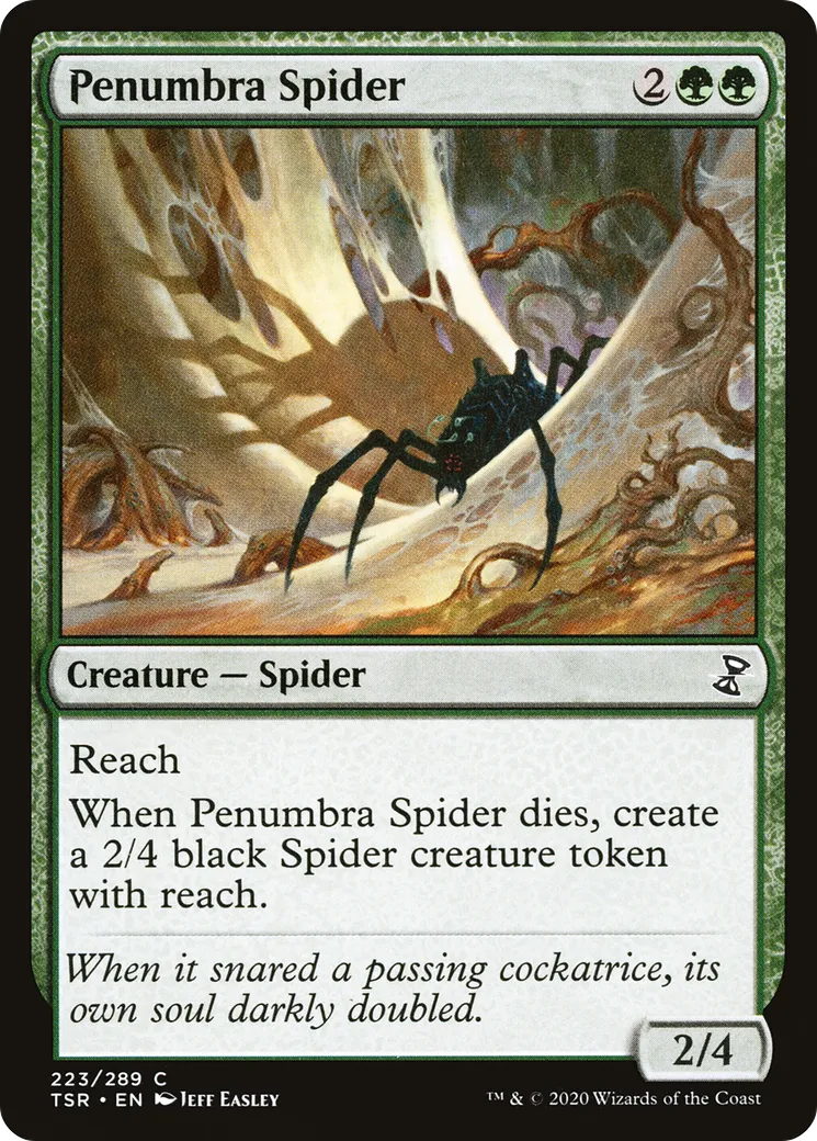 Penumbra Spider — Time Spiral Remastered — Magic: The Gathering