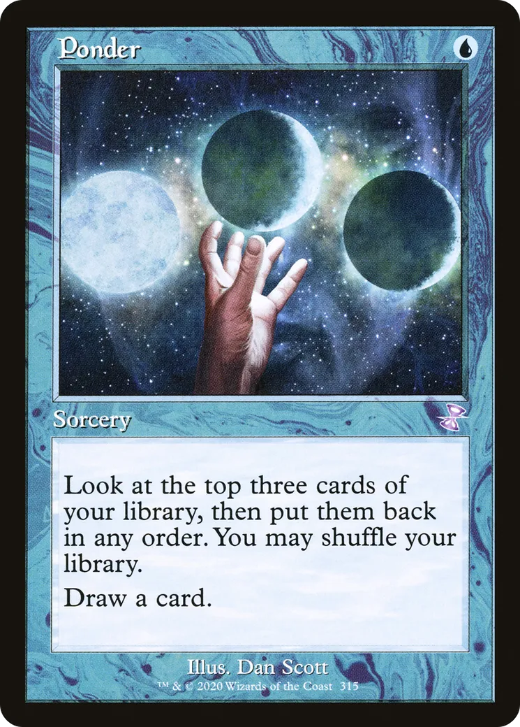 Ponder — Time Spiral Remastered — Magic: The Gathering
