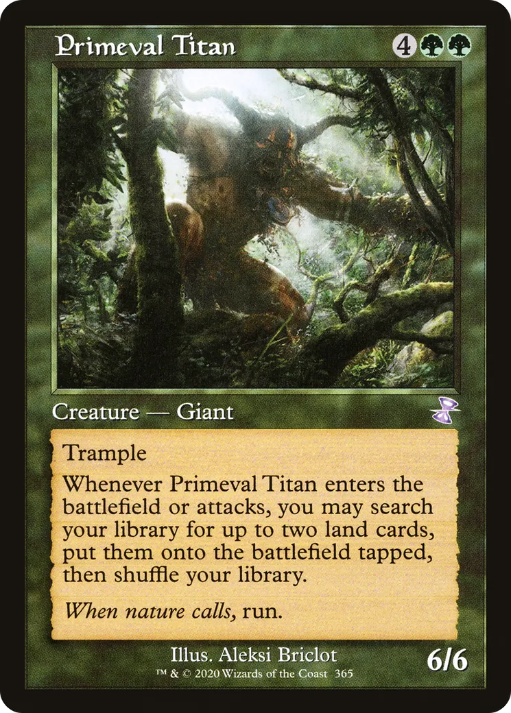 Primeval Titan — Time Spiral Remastered — Magic: The Gathering