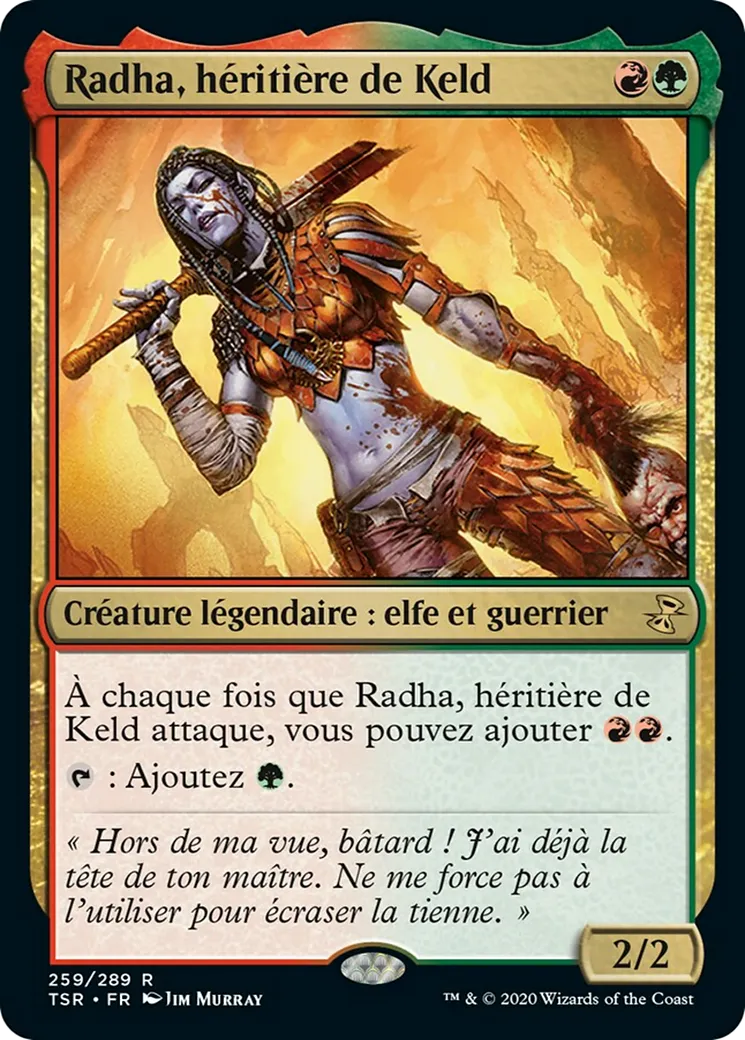 Radha, héritière de Keld — Time Spiral Remastered — Magic: The Gathering