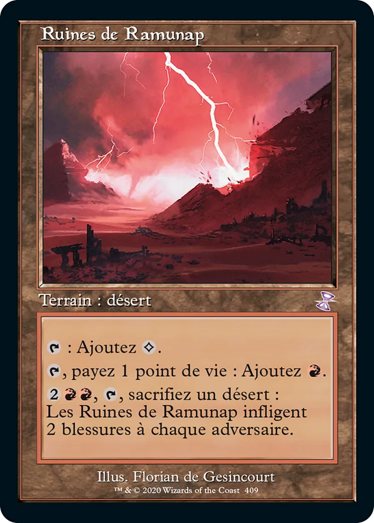 Ruines de Ramunap — Time Spiral Remastered — Magic: The Gathering
