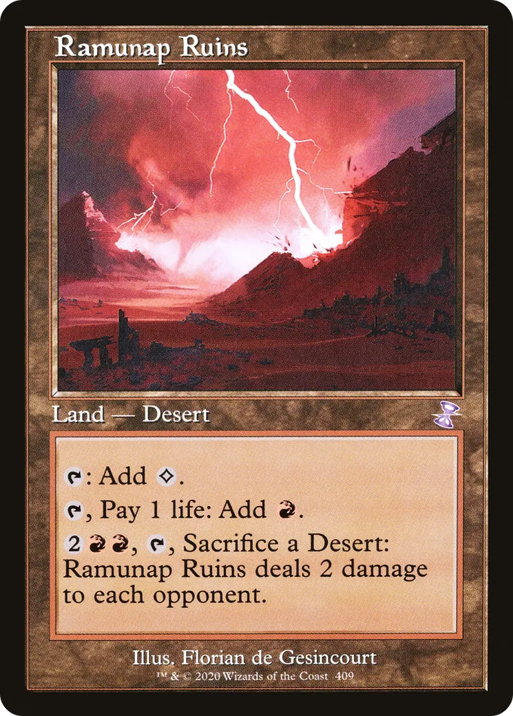 Ruines de Ramunap — Time Spiral Remastered — Magic: The Gathering