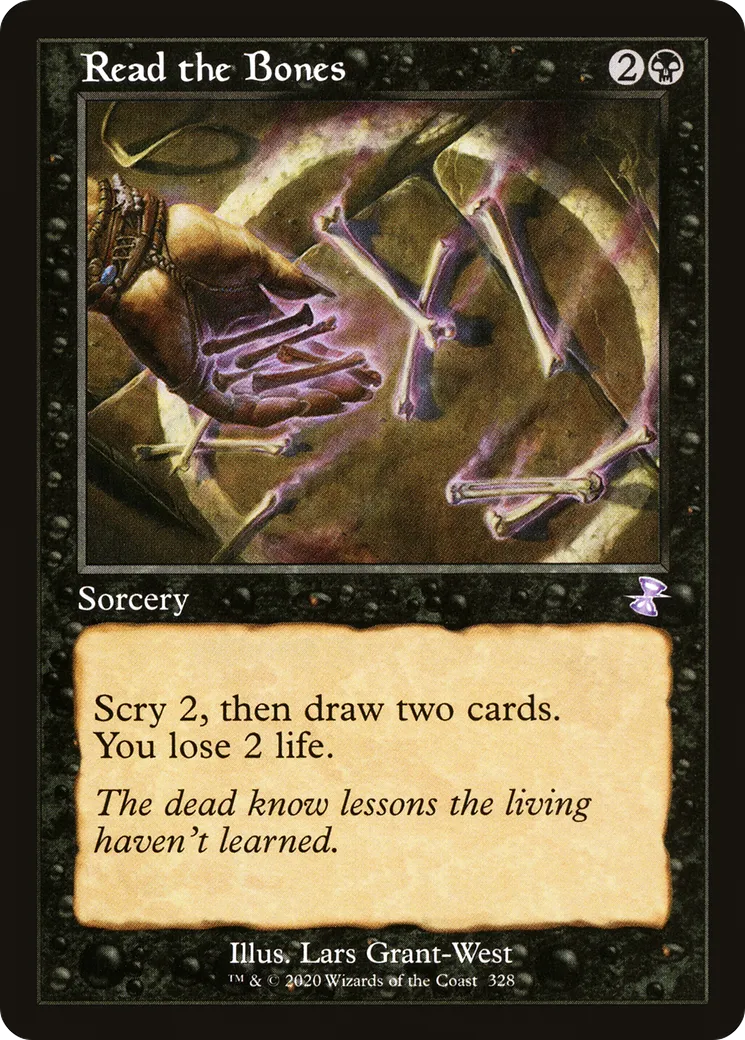 Read the Bones — Time Spiral Remastered — Magic: The Gathering