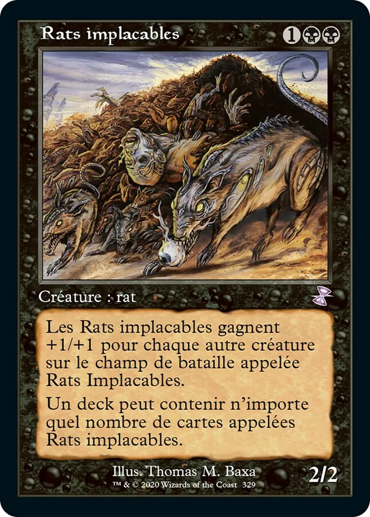 Rats implacables — Time Spiral Remastered — Magic: The Gathering