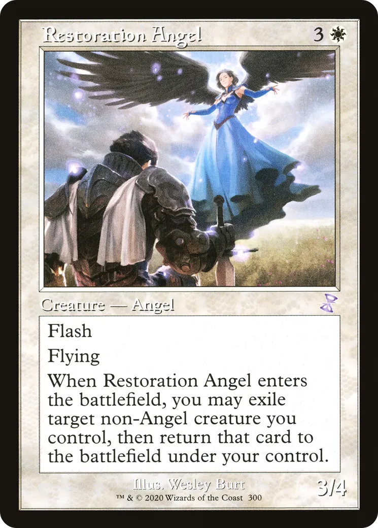 Restoration Angel — Time Spiral Remastered — Magic: The Gathering