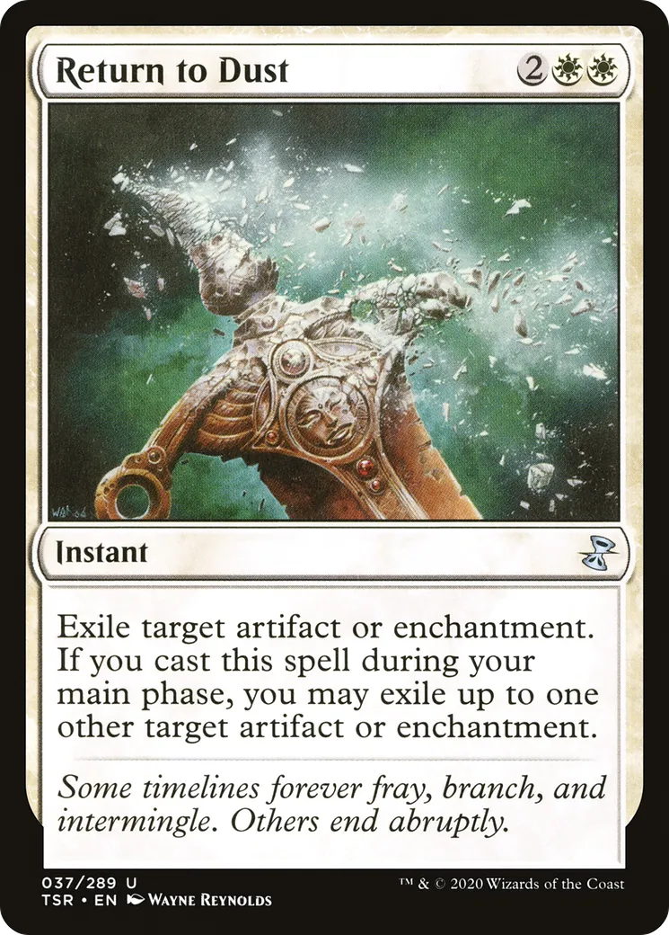 Rendre à la poussière — Time Spiral Remastered — Magic: The Gathering