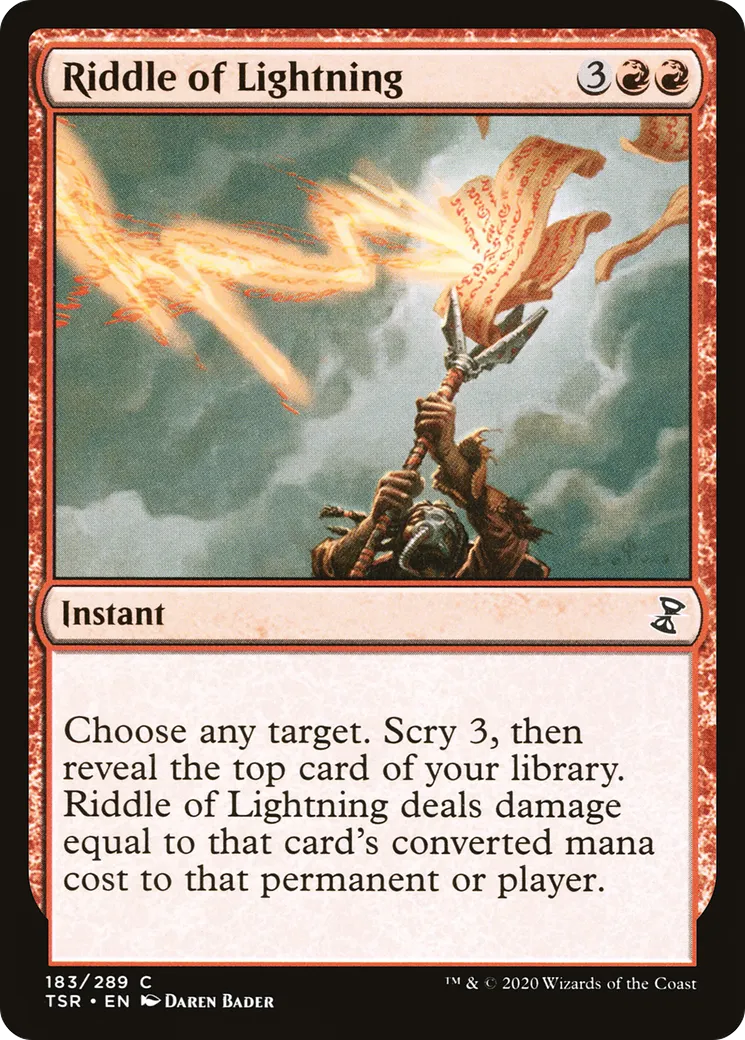 Riddle of Lightning — Time Spiral Remastered — Magic: The Gathering