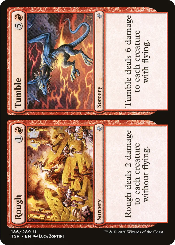 Rough // Tumble from Time Spiral Remastered - Magic: The Gathering