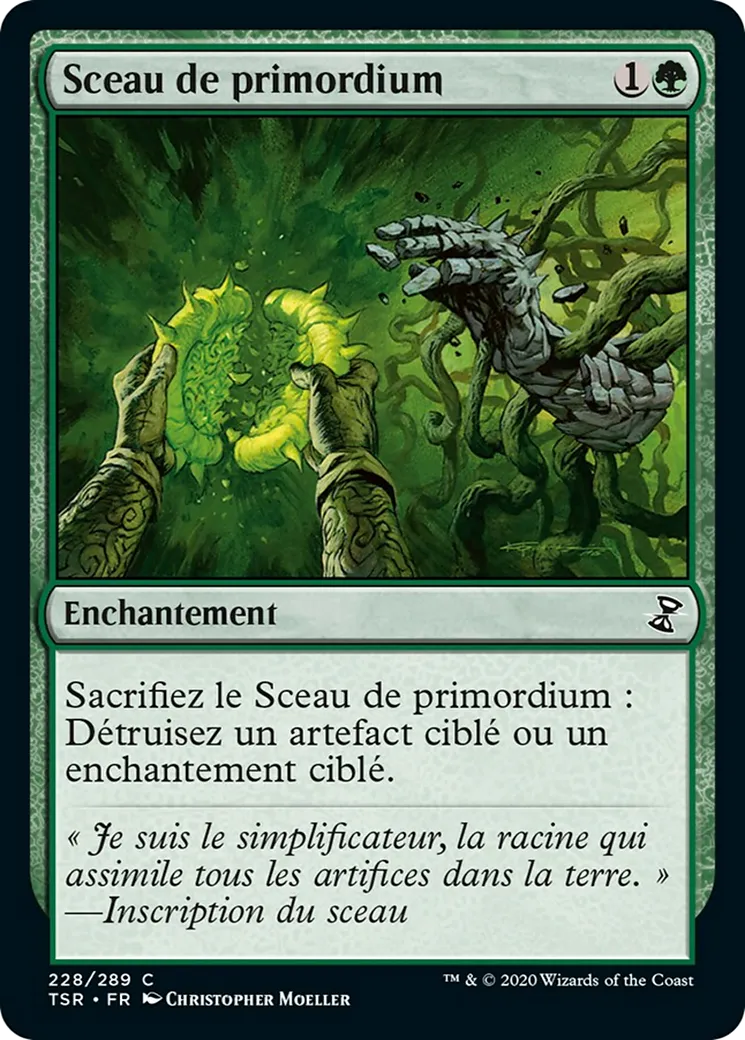 Sceau de primordium — Time Spiral Remastered — Magic: The Gathering