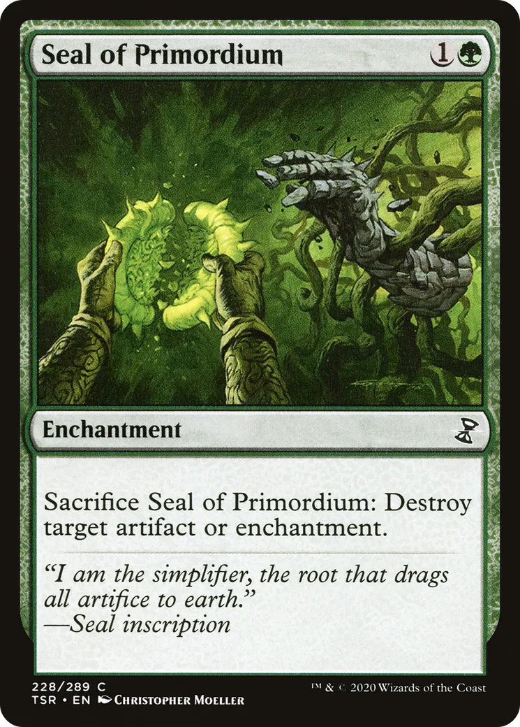 Seal of Primordium — Time Spiral Remastered — Magic: The Gathering