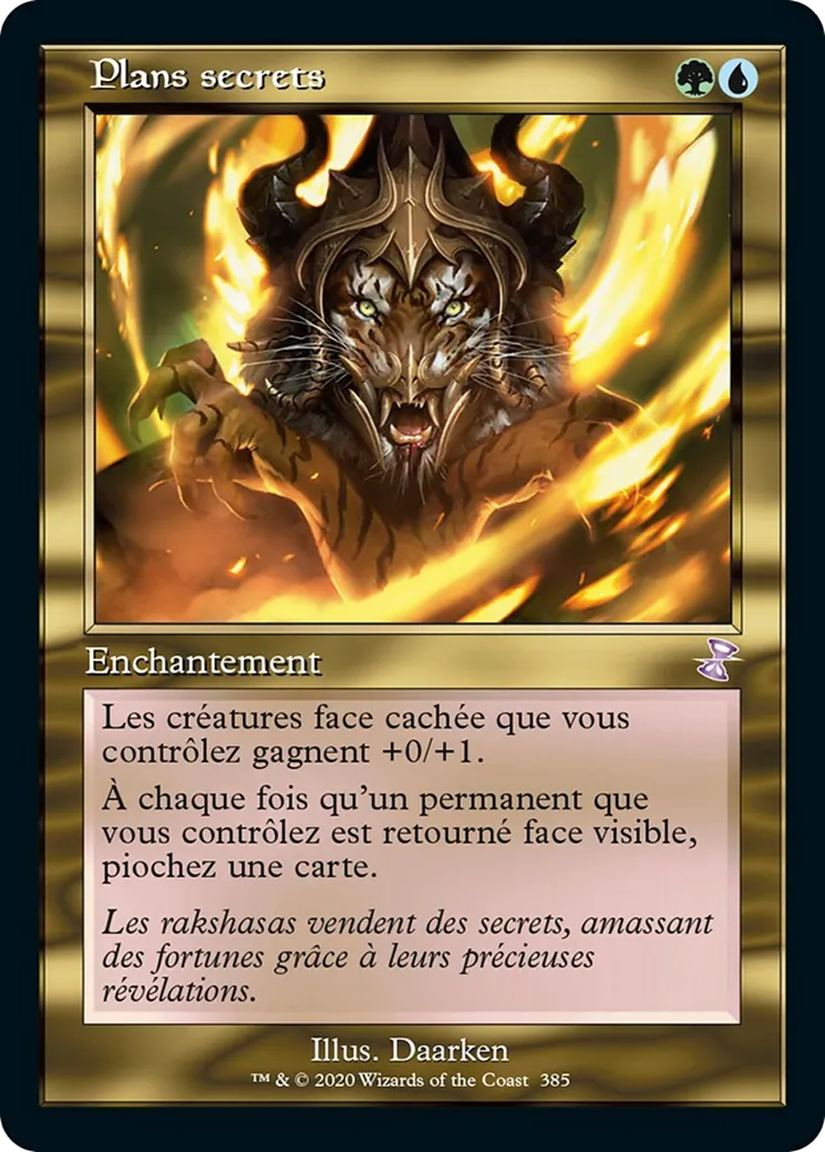 Plans secrets — Time Spiral Remastered — Magic: The Gathering