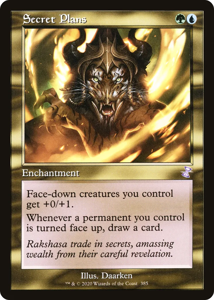 Secret Plans — Time Spiral Remastered — Magic: The Gathering