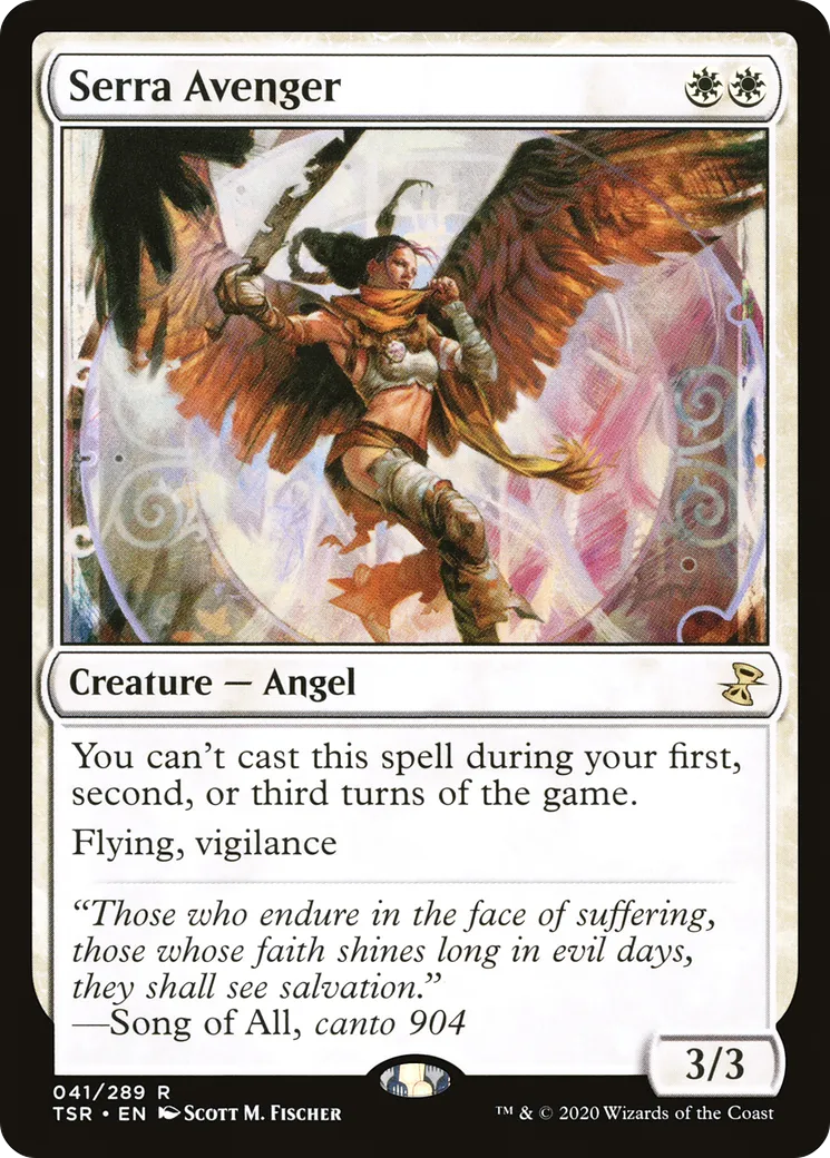 Serra Avenger — Time Spiral Remastered — Magic: The Gathering
