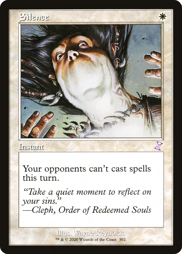 Silence — Time Spiral Remastered — Magic: The Gathering