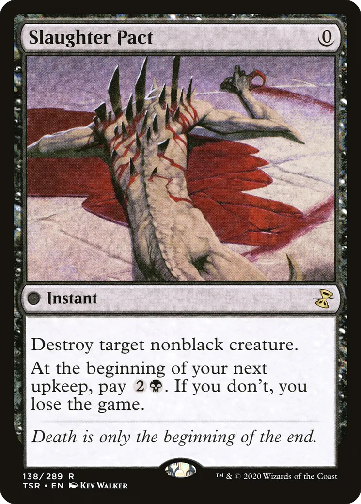 Slaughter Pact — Time Spiral Remastered — Magic: The Gathering