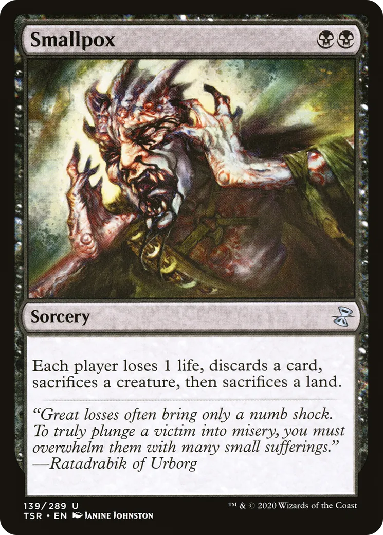 Smallpox — Time Spiral Remastered — Magic: The Gathering