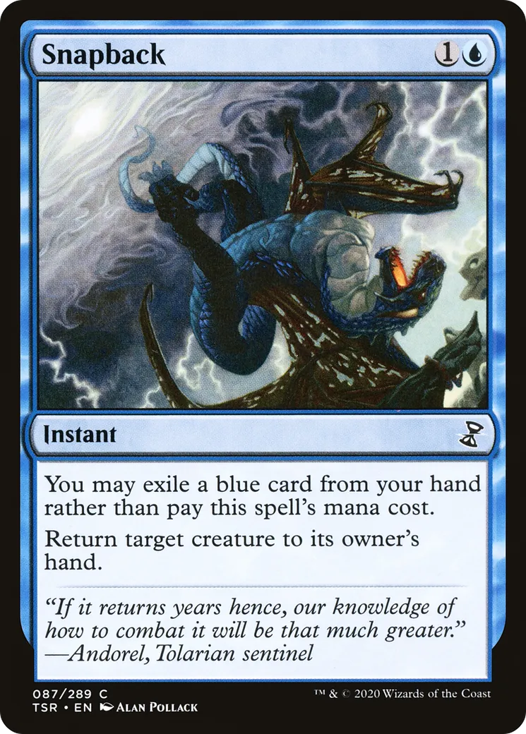 Snapback — Time Spiral Remastered — Magic: The Gathering