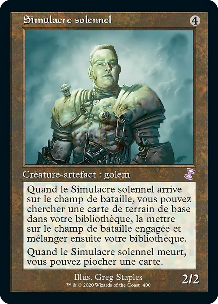 Simulacre solennel — Time Spiral Remastered — Magic: The Gathering