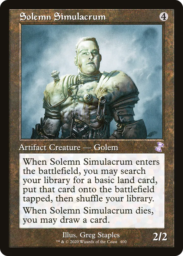 Solemn Simulacrum — Time Spiral Remastered — Magic: The Gathering