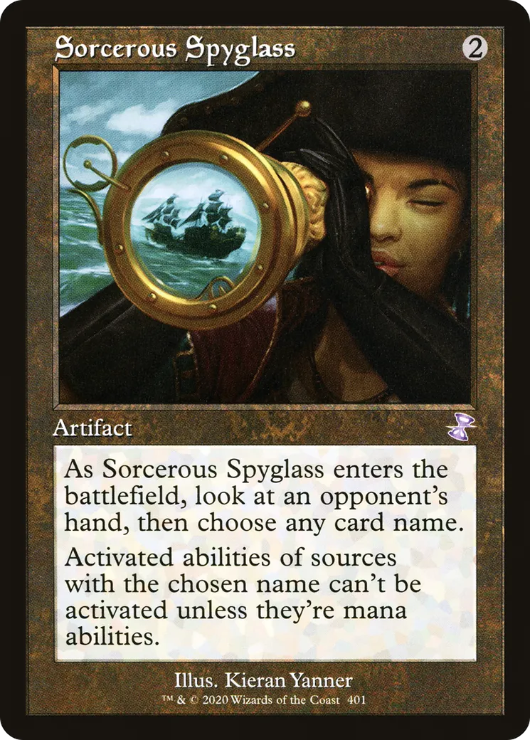 Sorcerous Spyglass — Time Spiral Remastered — Magic: The Gathering
