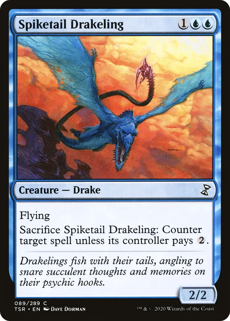 Spiketail Drakeling — Time Spiral Remastered — Magic: The Gathering