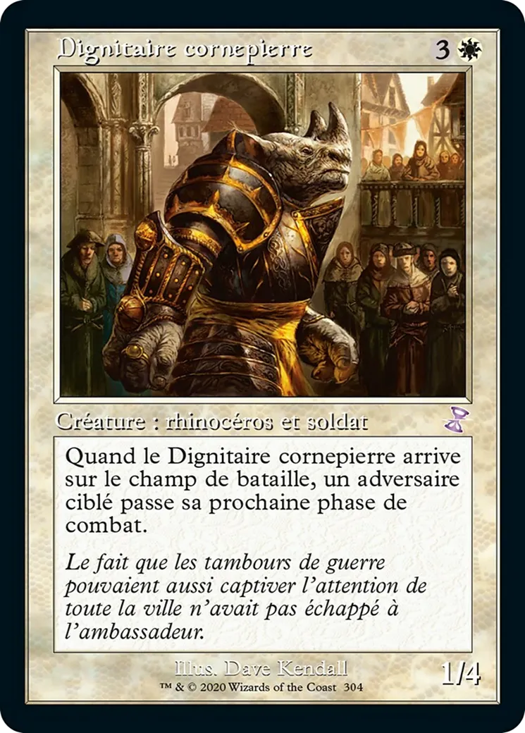 Dignitaire cornepierre — Time Spiral Remastered — Magic: The Gathering