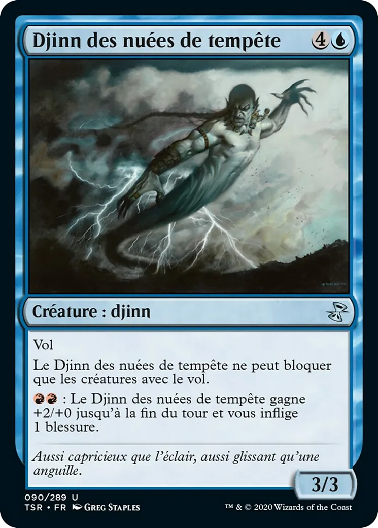 Djinn des nuées de tempête — Time Spiral Remastered — Magic: The Gathering