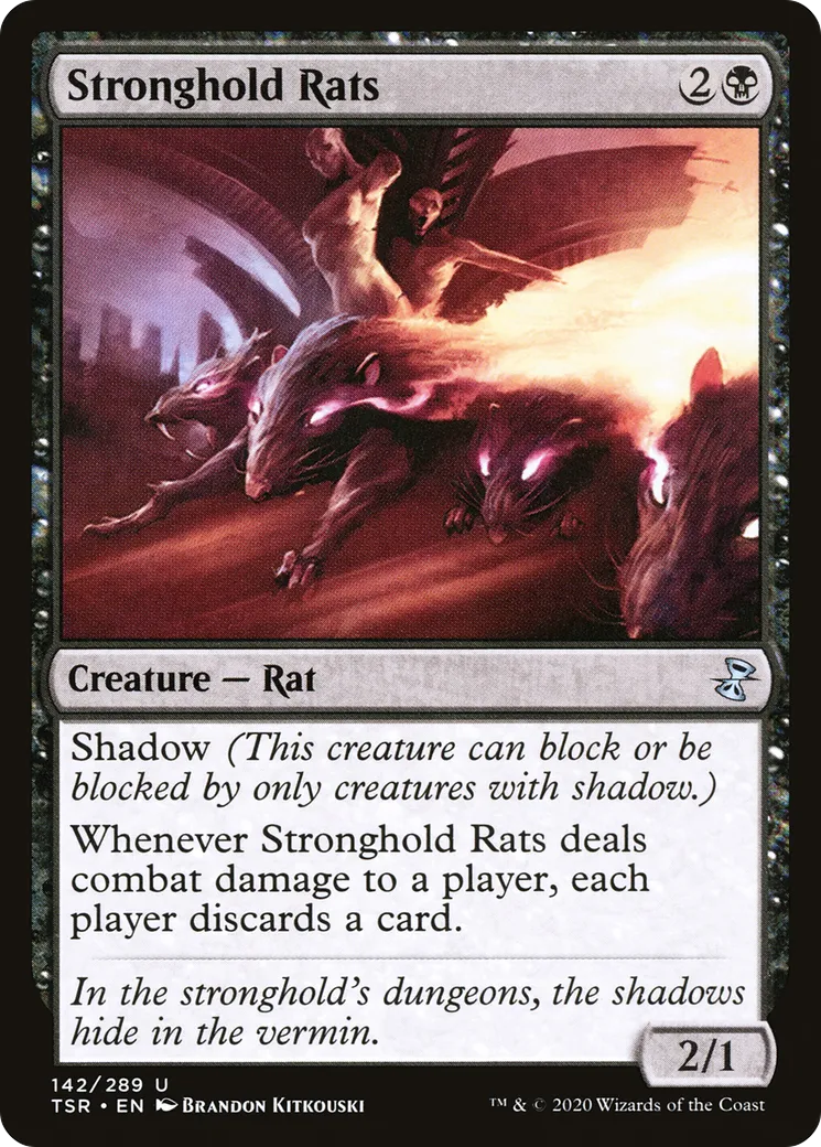 Stronghold Rats — Time Spiral Remastered — Magic: The Gathering