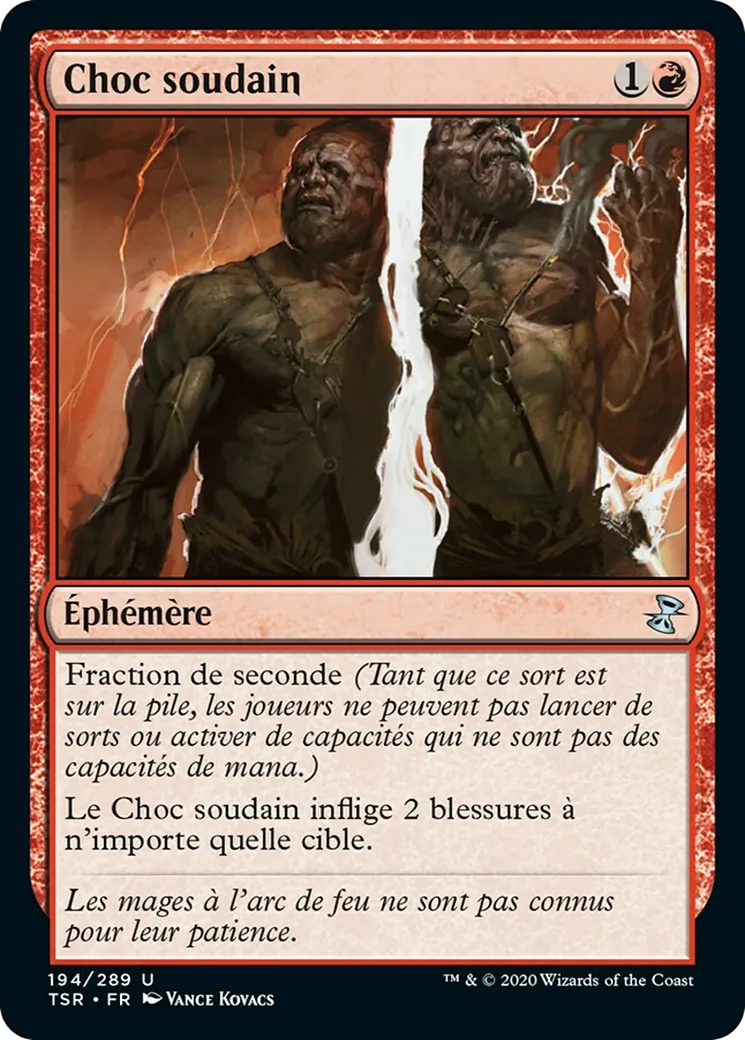 Choc soudain — Time Spiral Remastered — Magic: The Gathering