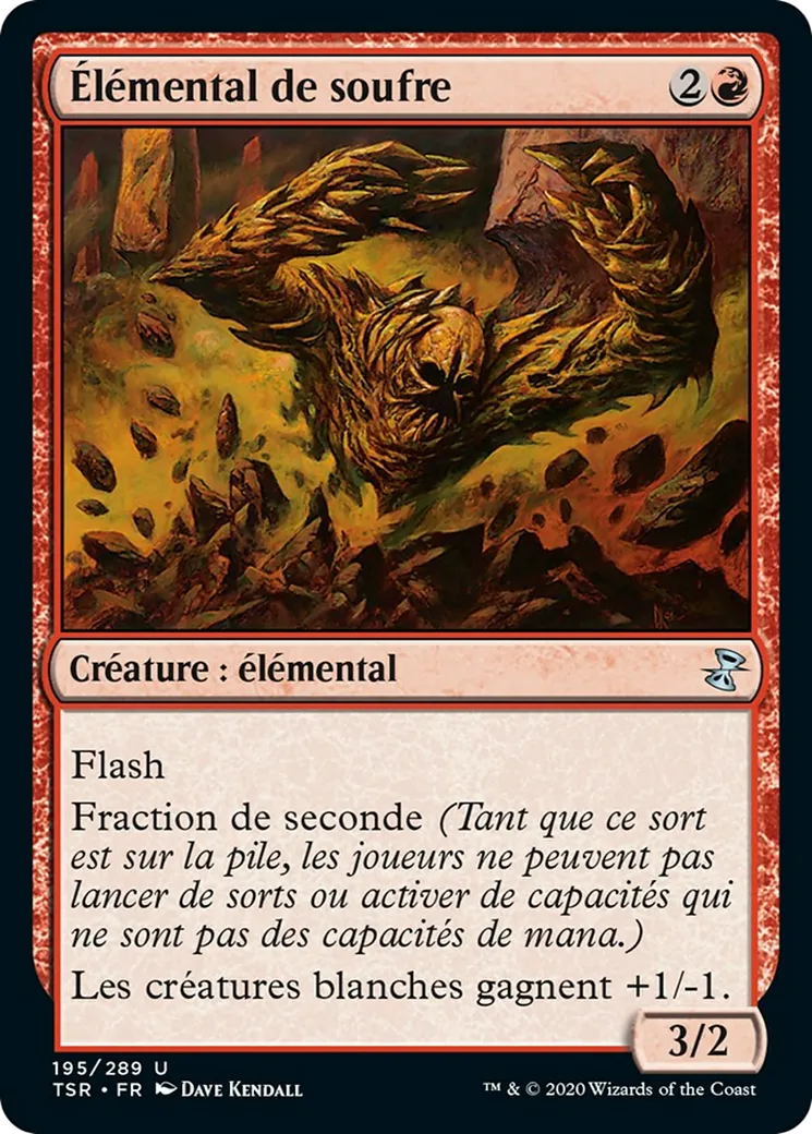 Élémental de soufre — Time Spiral Remastered — Magic: The Gathering