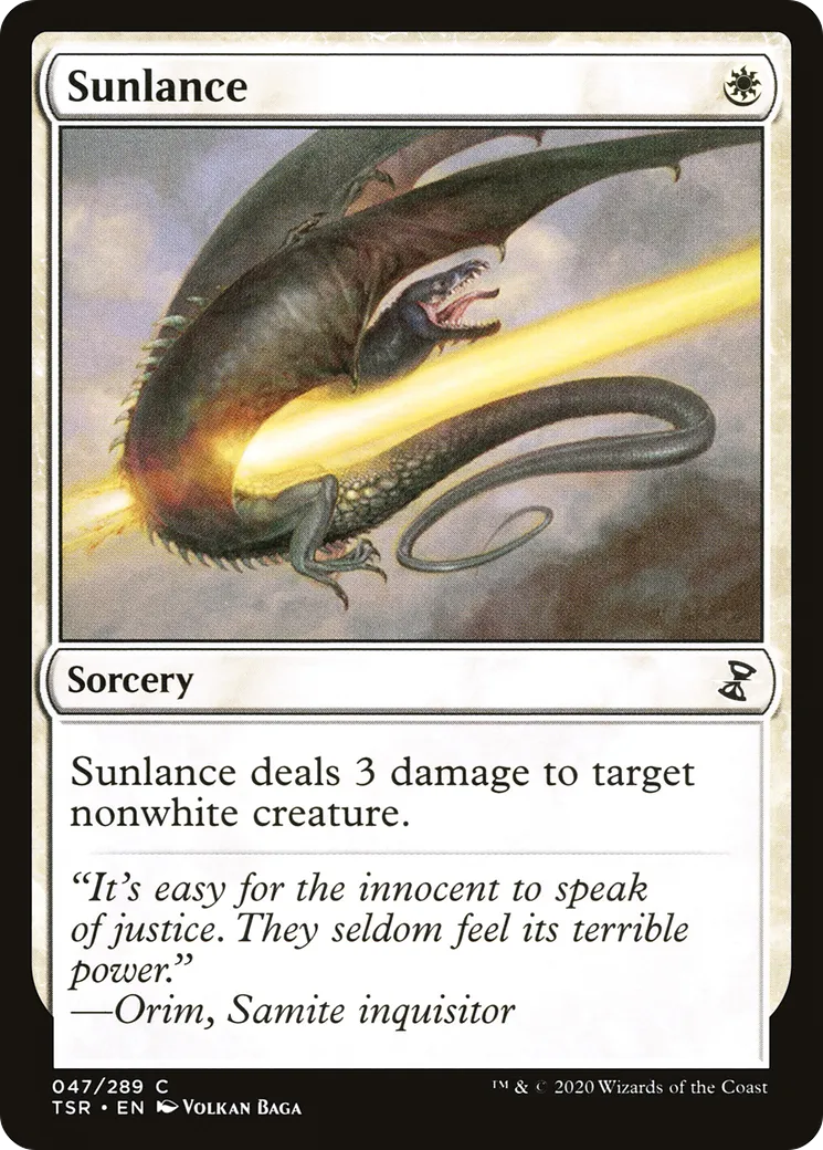 Lance solaire — Time Spiral Remastered — Magic: The Gathering