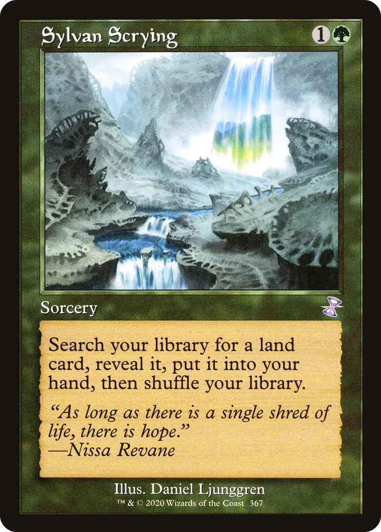 Sylvan Scrying — Time Spiral Remastered — Magic: The Gathering
