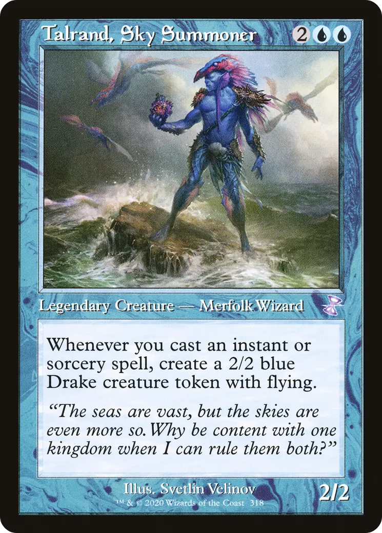 Talrand, Sky Summoner from Time Spiral Remastered - Magic: The Gathering
