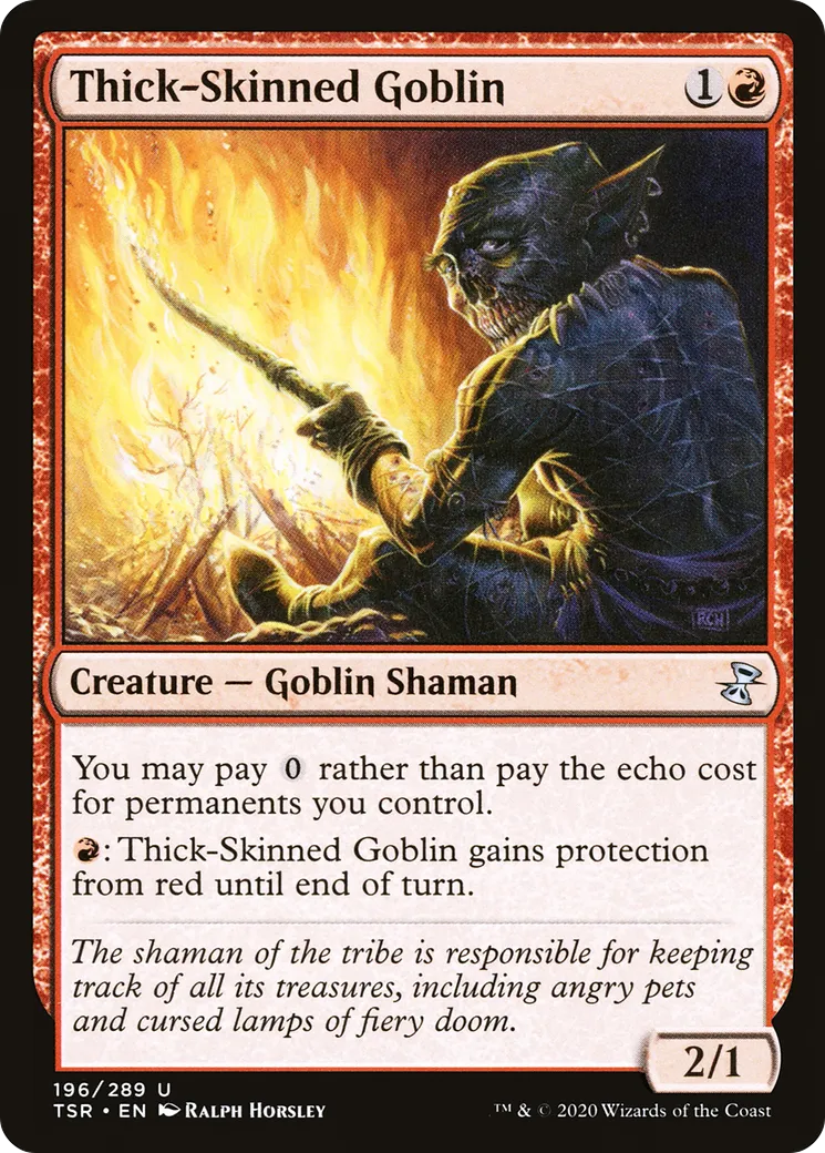 Thick-Skinned Goblin — Time Spiral Remastered — Magic: The Gathering