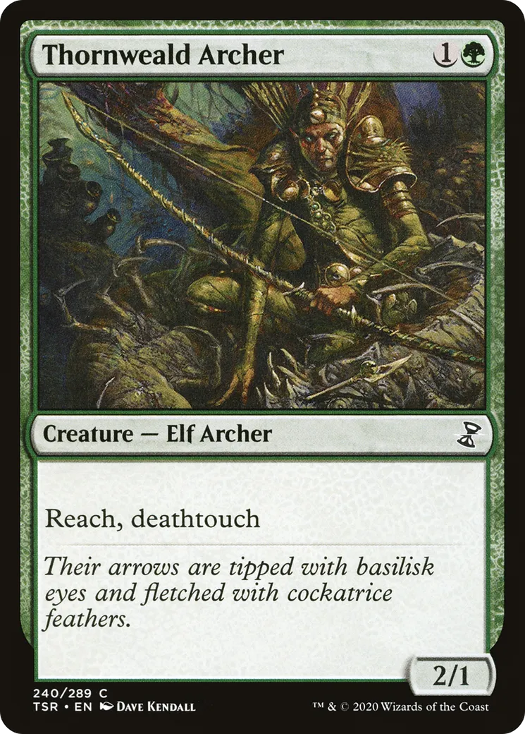 Thornweald Archer — Time Spiral Remastered — Magic: The Gathering