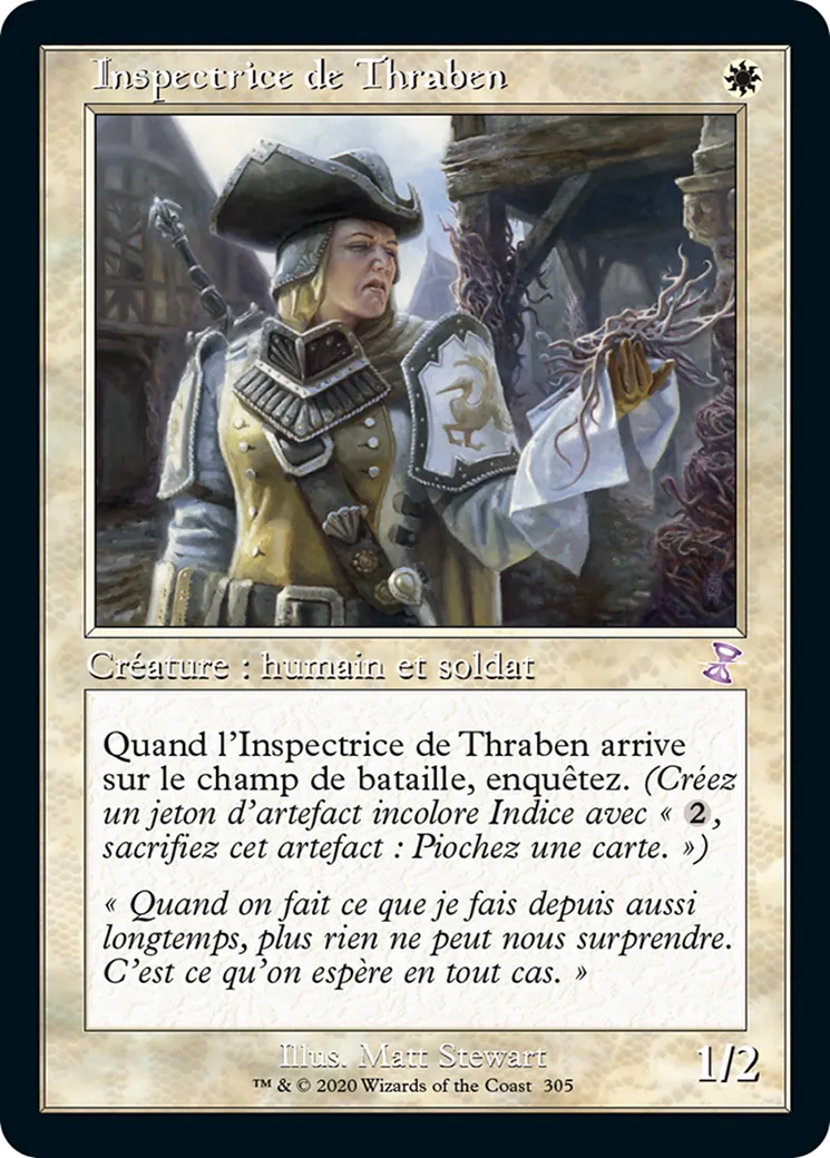 Inspectrice de Thraben — Time Spiral Remastered — Magic: The Gathering