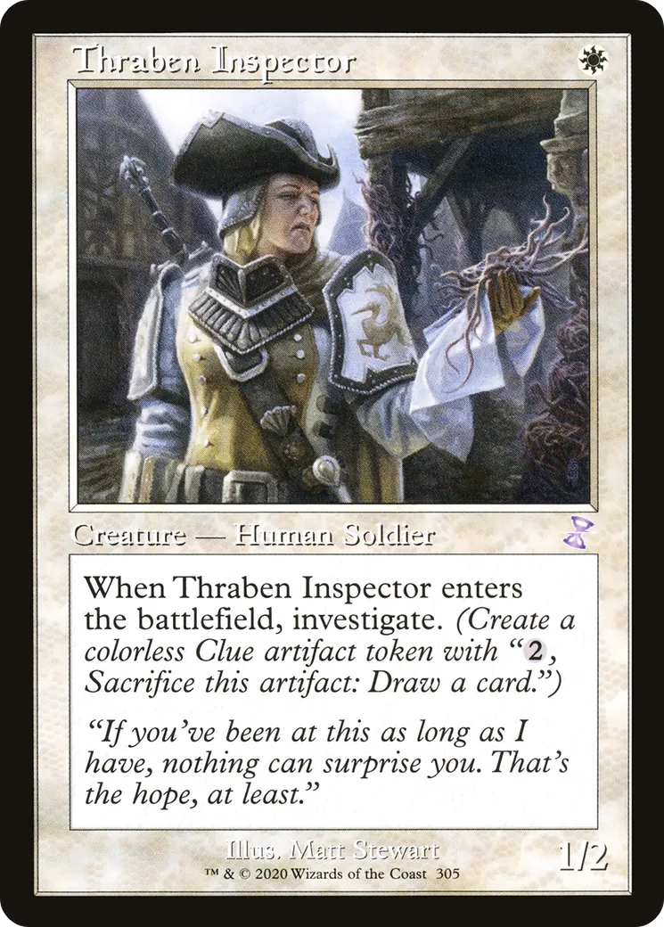 Thraben Inspector — Time Spiral Remastered — Magic: The Gathering