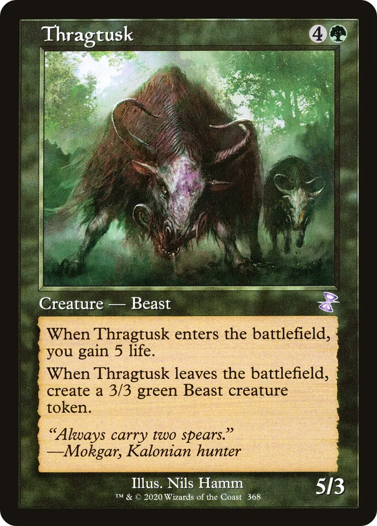 Thragtusk — Time Spiral Remastered — Magic: The Gathering