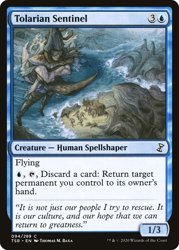 Tolarian Sentinel — Time Spiral Remastered — Magic: The Gathering