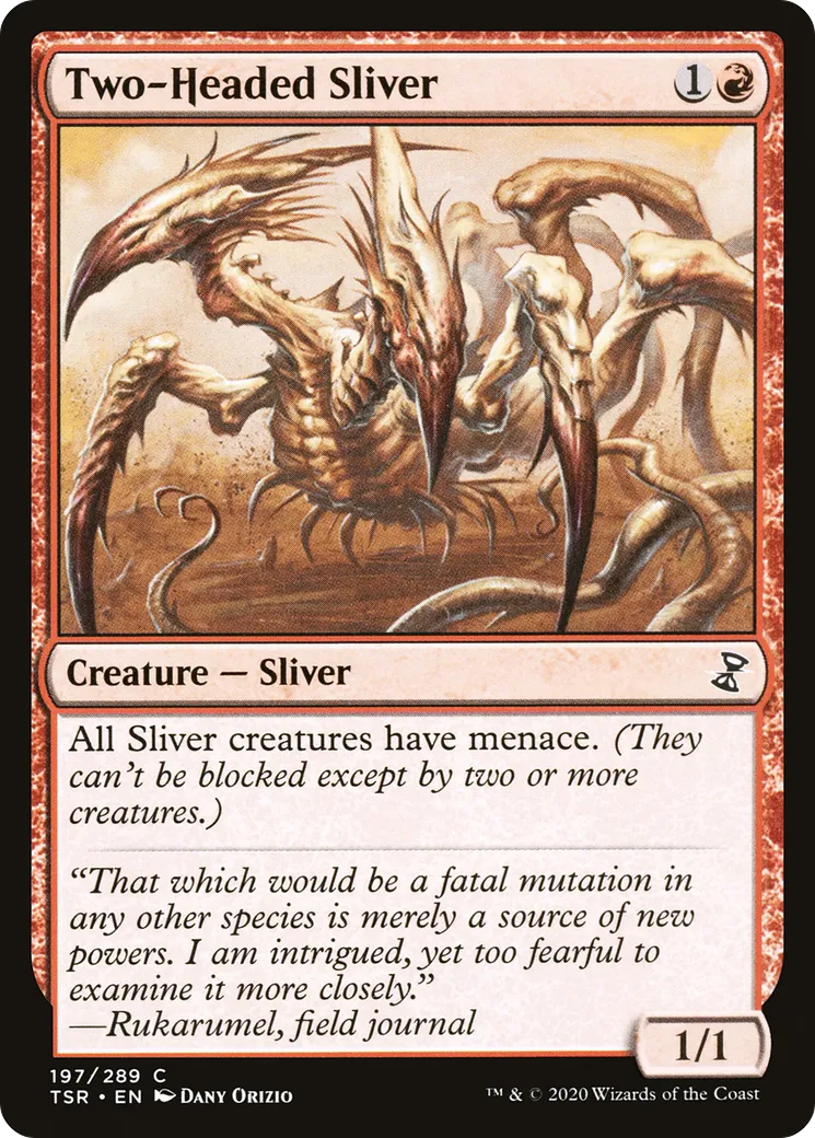Two-Headed Sliver — Time Spiral Remastered — Magic: The Gathering